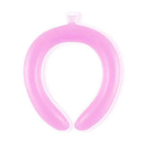Cooling Ring Summer Supplies Cool Neck Collar Outdoor Sports Cool Ice Neckband - Pink