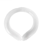 Cooling Ring Summer Supplies Cool Neck Collar Outdoor Sports Cool Ice Neckband - White