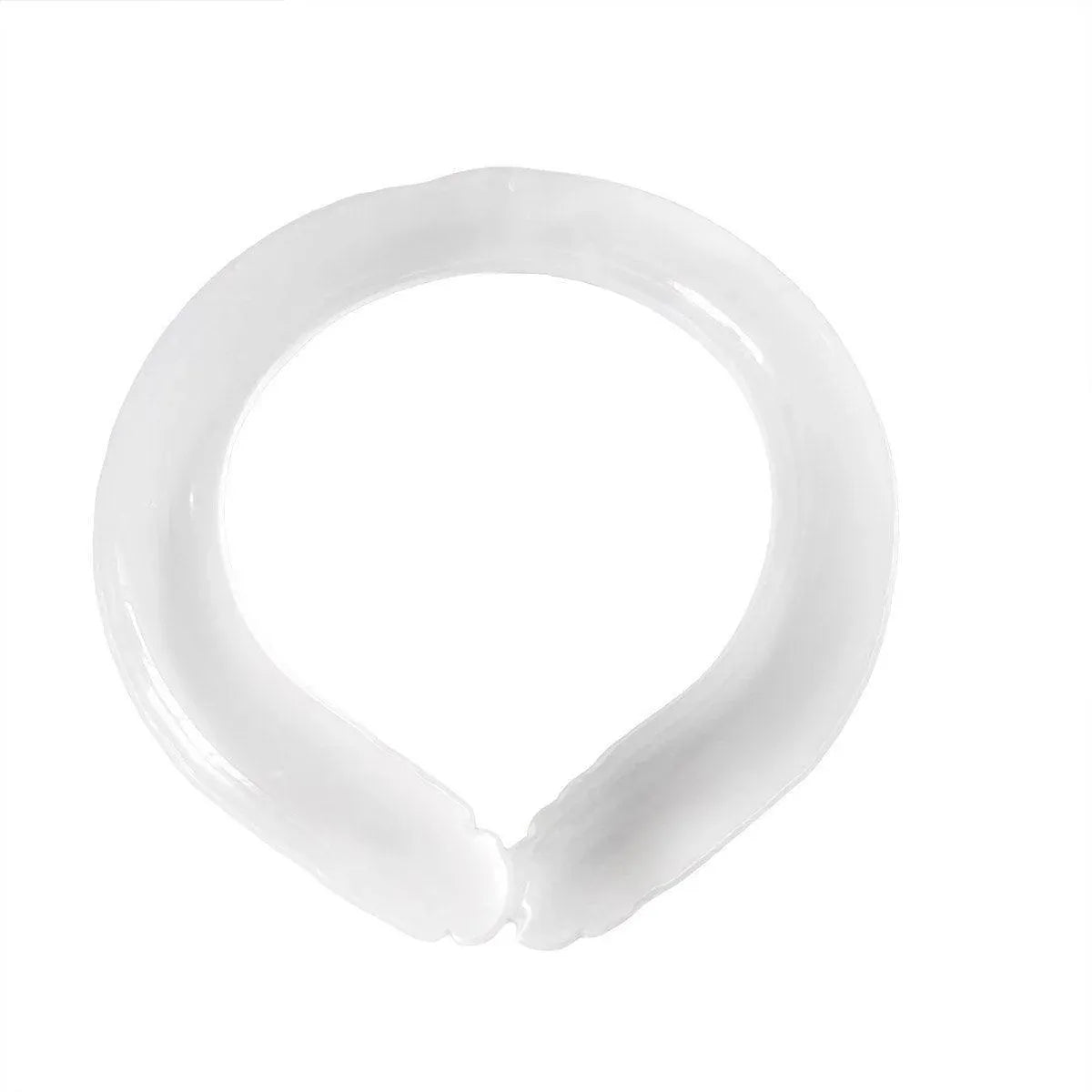 Cooling Ring Summer Supplies Cool Neck Collar Outdoor Sports Cool Ice Neckband - White