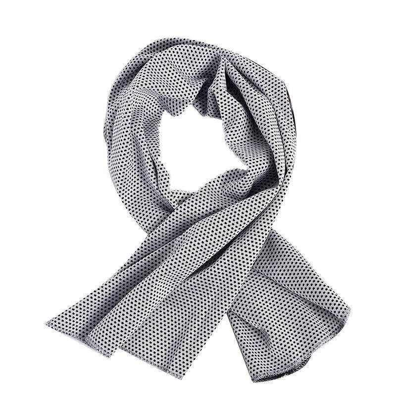 Instant Cooling Towel Gym Sport Golf Exercise Jog Cycling Outdoor Ice Cold Scarf - Grey