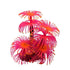 Soft Silicone Coral Aquarium Decoration Odor-Free Fish Tank Scenery Simulation - Rose Red