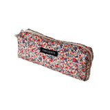 Large Capacity Pencil Case Organiser Bag Stationery Holder School Travel Pouch - Beige Small Floral