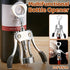 Wine Corkscrew Bottle Opener Winged Lever Zinc Alloy Crown Cap Lifter Silver