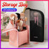 Stand Cosmetic Bag Travel Zipper Makeup Brush Holder Organizer Pouch Case Cover - Black