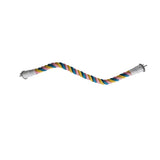 U Shaped Parrot Cotton Rope Climbing Toy Perch Stand for Bird Cage - 100cm