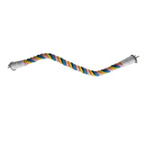 U Shaped Parrot Cotton Rope Climbing Toy Perch Stand for Bird Cage - 120cm