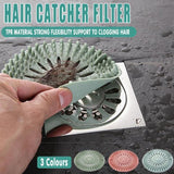 Silicone Drain Cover Sink Catcher Hair Stopper Plug For Bathroom Floor Laundry
