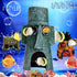 For Alien Spongebob Pineapple House Hole Fish Tank Decoration Aquarium Ornament - Crab Pot