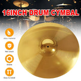 16 Inch Alloy Jazz Drum Cymbal Percussion Instrument High Resonance Durable