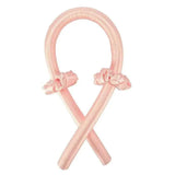 Heatless Curling Rod Headband Silk Curling Ribbon Hair Roller Lazy Curler Sets - 3Pcs/Set A (Pink，No Clip)