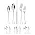 20/40pcs Stainless Steel Cutlery Set Knife Fork Spoon Western Hotel Tableware - Silver-20pcs