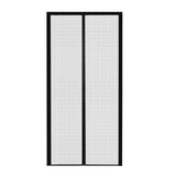 Self-Sealing Door Curtain Insect Proof Durable Mesh Screen for Home Kitchen Use - Black