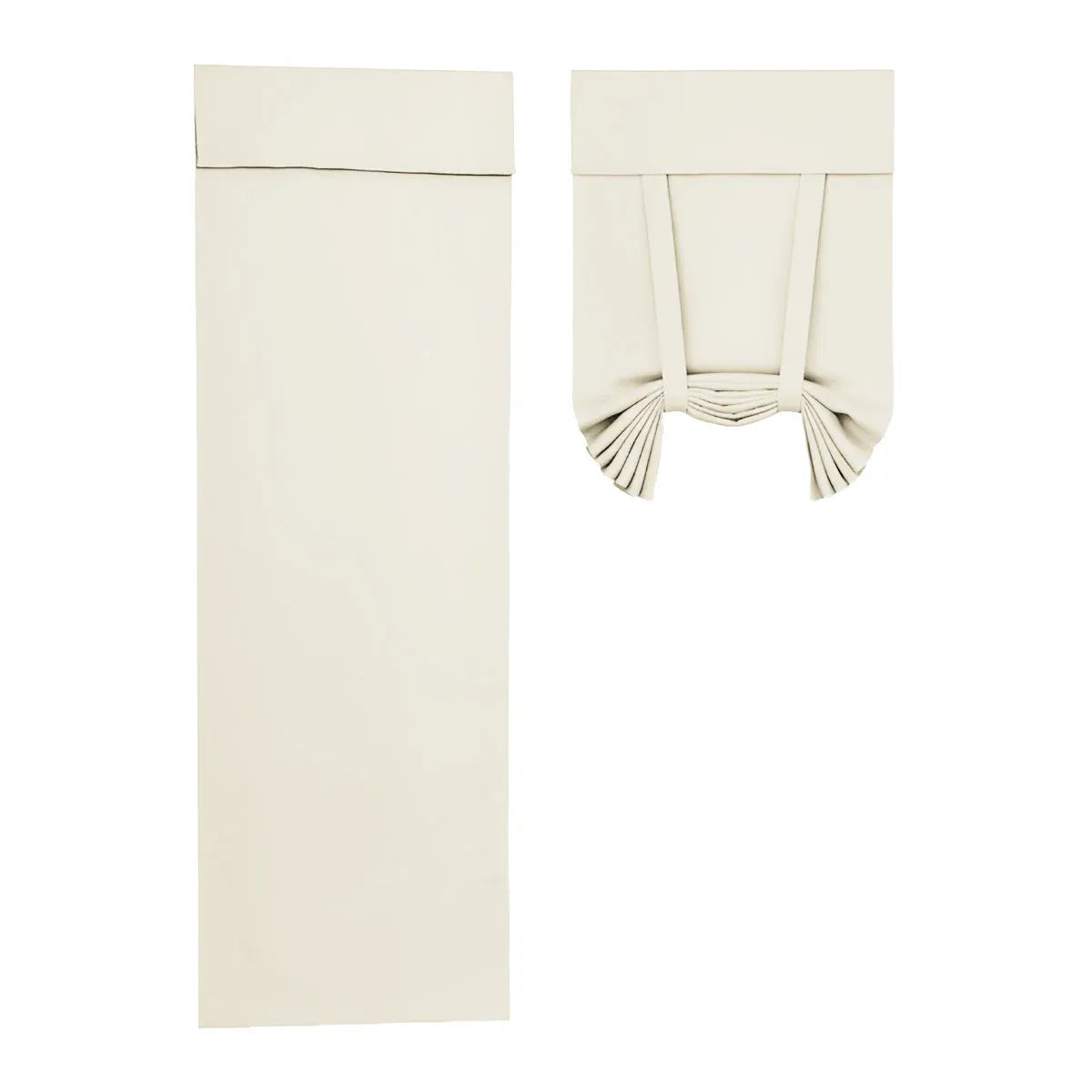 Home Blackout Door Curtain Thermal Insulated Durable for Bedroom Living Room - Beige