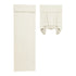 Home Blackout Door Curtain Thermal Insulated Durable for Bedroom Living Room - Beige