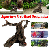 Aquarium Decor Artificial Resin Driftwood Craft Realistic Fish Tank Ornament