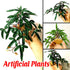 Artificial Plants Green Simulation Foliage for Pet Habitat Decoration Ornament