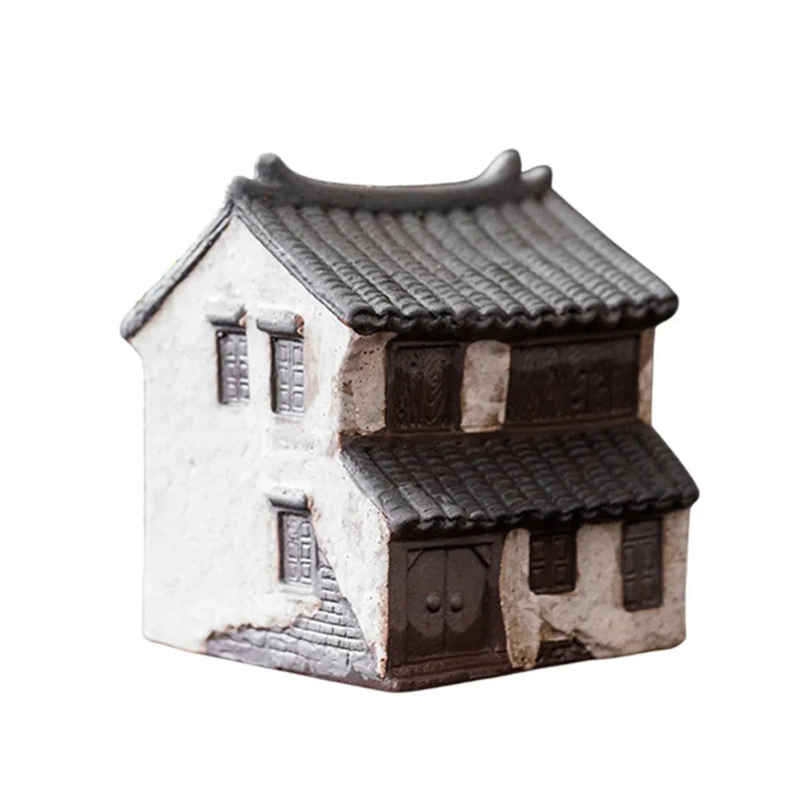 Vintage Aquarium Decor Chinese Style Ornaments for Fish Tank Background Use - Side Room