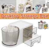 Desktop Storage Rotating Organizer Countertop Shelf Multifunctional Storage Rack