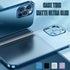 Blue For iPhone 13 12 11 Pro Max Case Thin Matte Ultra Slim Shockproof Clear Cover - iPhone X/XS