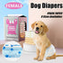 Disposable Female Dog Diapers Leakproof Breathable with Colour Indicator - L 34-54cm