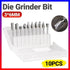 10Pcs Tungsten Steel Carbide 6mm Rotary Burr Set for Die Grinder