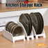 3pcs Home Bowl Storage Cabinet Built-in Cutlery Dish Rack Shelf Organizer Set