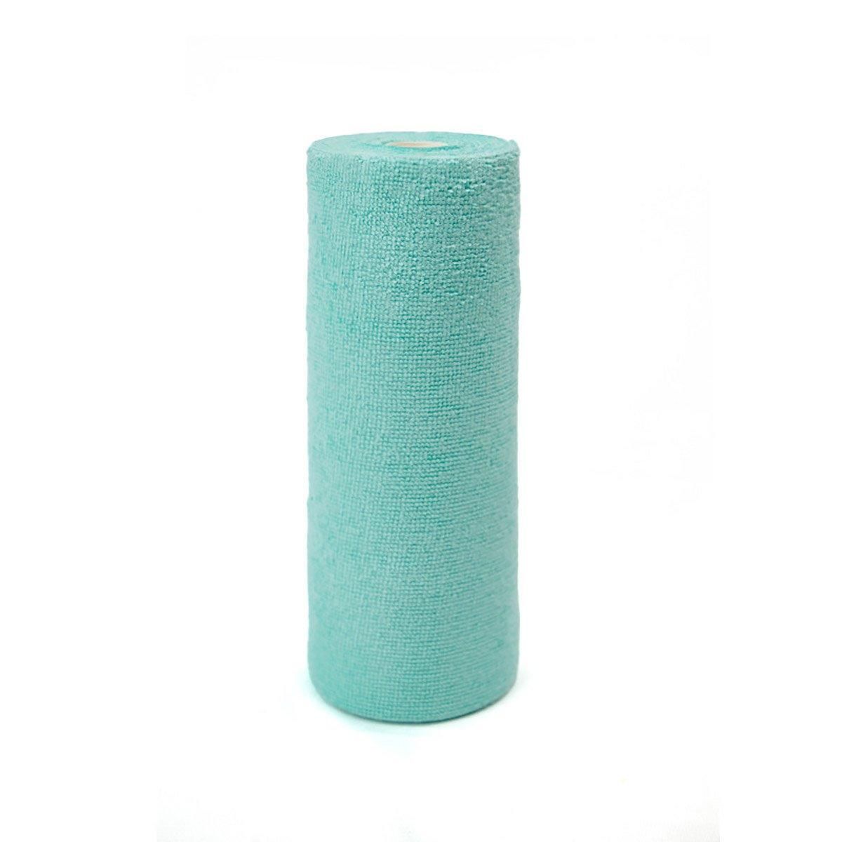 Multifunctional Kitchen Cleaning Towel Strong Absorbent Hand Tear Dish Cloth - Cyan Blue