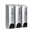 3 Sizes Soap Dispenser Wall Mount Hand Wash Bathroom Shampoo Shower Liquid Manual - Triple