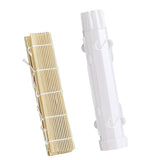 Sushi Roll Mold Non-Stick Food Grade Plastic for Home Kitchen DIY Sushi Making - White Maker Mat