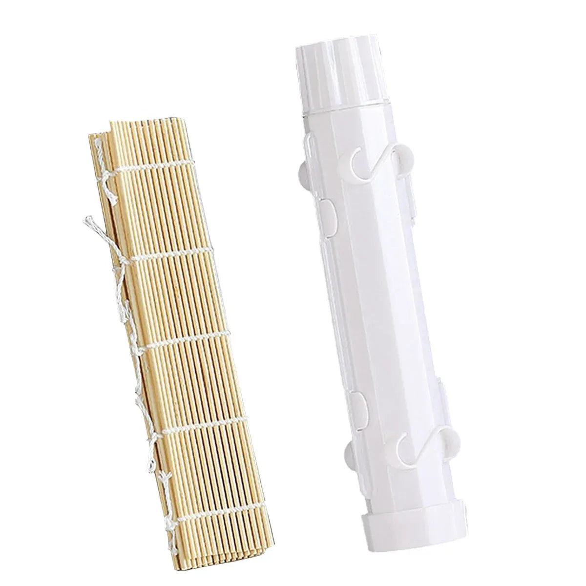 Sushi Roll Mold Non-Stick Food Grade Plastic for Home Kitchen DIY Sushi Making - White Maker Mat