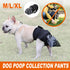 Dog Pet Portable Poop Collection Pants Outing Physiological Pants with Poop Bag - L