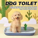 Large Dog Potty Tray With High Sides Small Medium Puppy Pee Pad Holder Toilet