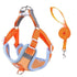 Dog Harness Cat Lead Puppy Leash Vest Mesh Breathe Adjustable Braces Small Pet Orange - S