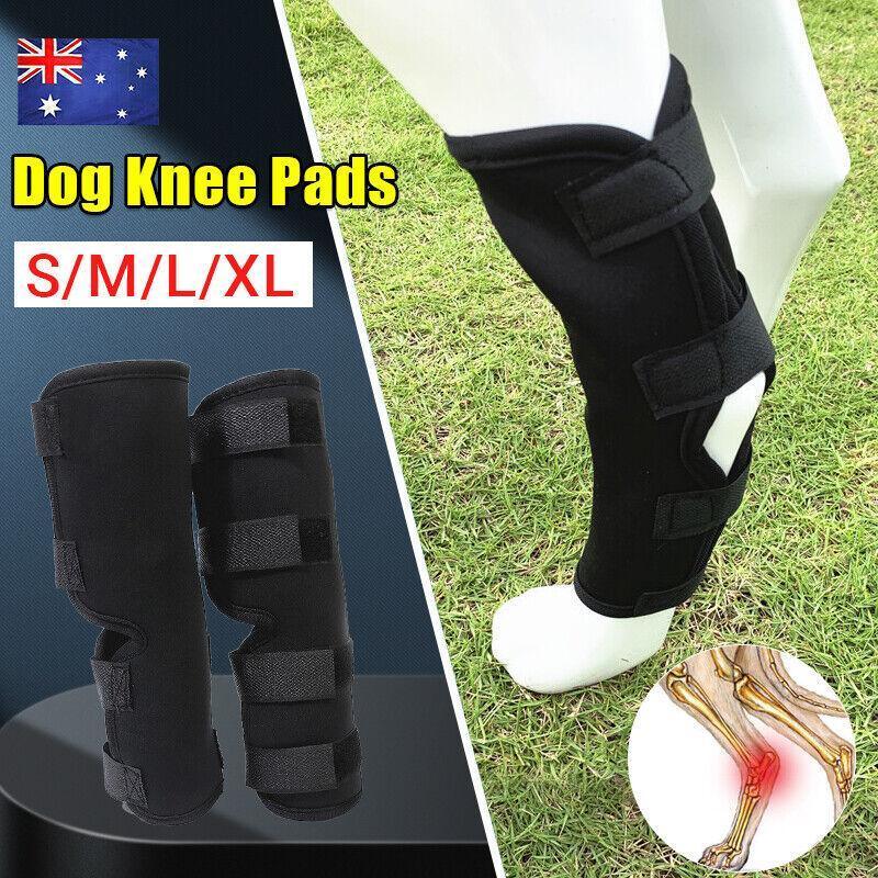 S/M/L/Xl Pet Dog Knee Support Brace Leg Hock Front Back Protector Compression - L