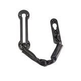 Home Security Door Chain Stainless Steel Guard Slide Screws Front Secure Catch - Black