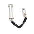 Home Security Door Chain Stainless Steel Guard Slide Screws Front Secure Catch - Silver