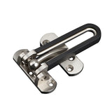 Anti Theft Lock Latch Door Bolt Security Lock For Home Bedroom Bathroom - Silver