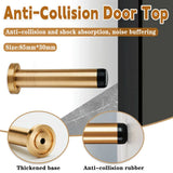 Bathroom Door Stopper Anti Collision Door Buffer For Preventing Wall Damage Home