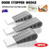 3Pcs Rubber Grip Wedge Door Stoppers Floor Carpet Heavy Duty Door Stop Security