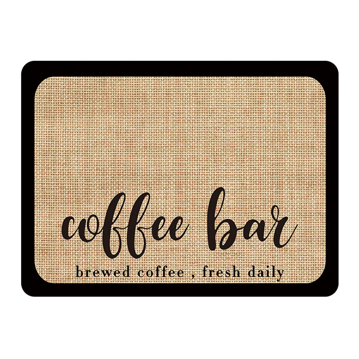 Super Draining Dish Drying Mat Quick Dry Coffee Kitchen Bathroom Tableware Pad - Coffee
