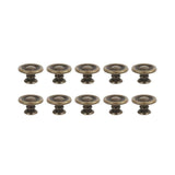 10/20/40Pcs Antique Brass Drawer Knobs Vintage Cabinet Handles Cupboard Pulls - 10PCS