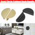 Door Pull With Screws Cupboard Handle Decor Home Semi Circle Cabinet Knob Diy - Copper