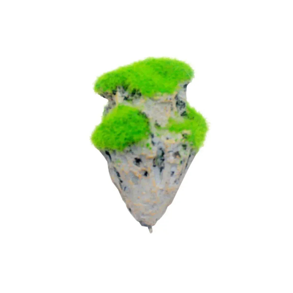 Artificial Floating Stone Pumice with Moss Aquarium Decoration Aquatic Landscape - S