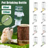 Pet Water Bottle for Hamster Guinea Pig Rabbit Vacuum Drinking Feeder Kettle - 80ml-Green