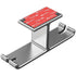 Universal Dj Headphone Pc Hanger Hook Tape Under Desk Dual Headset Mount Holder - Silver