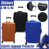 Thickened High Stretch Suitcase Dust-proof Luggage Protector Travel Case Cover - Blue-28inches