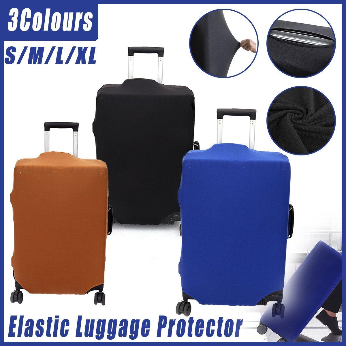 Thickened High Stretch Suitcase Dust-proof Luggage Protector Travel Case Cover - Blue-28inches