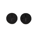10 PCS 20mm Desk Cord Grommet, Flexible Silicone Cable Hole Cover Round Gasket - Black