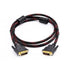 DVI Braided Cable Male DVI-D for LCD Monitor Computer PC Projector DVD Cord Lead - 3M
