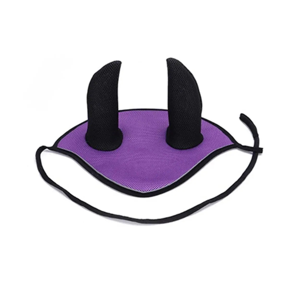 Breathable Mesh Cloth Ear Muffs For Horse Accessories Comfortable Fly Protection - Purple